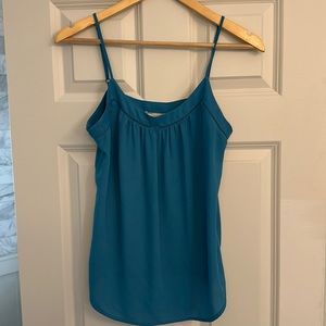 Loft teal sleeveless tank.